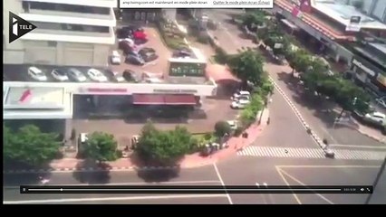 Tirs et explosions dans le centre-ville de Jakarta