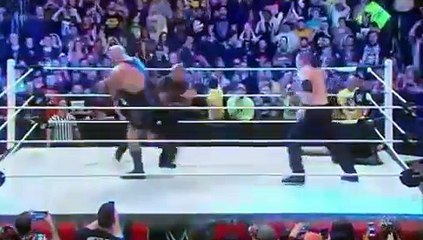 The Rock Returns 2015 - WWE Royal Rumble 2016 to save Roman Reigns