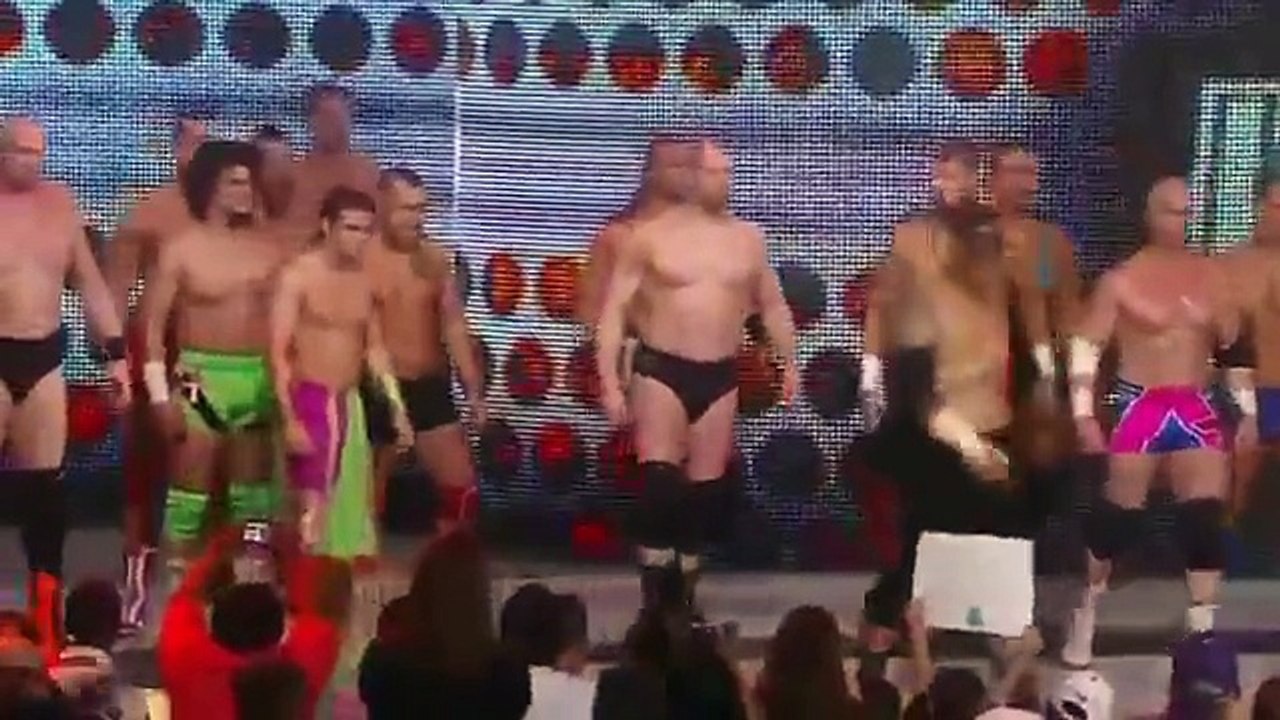 John Cena & Randy Orton Battle the Entire WWE RAW Roster