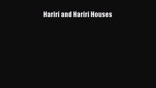 PDF Download Hariri and Hariri Houses Read Online