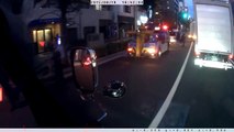 【ドラレコ】パトカー集結！交差点内でクラッシュ事故現場に遭遇した件！ドライブレコーダー Patrol car