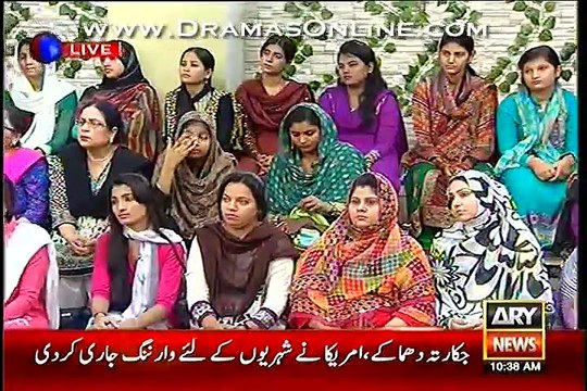The Morning Show With Sanam Baloch-14th January 2016-Part 3-Benefits Of Chocolate,Coffe And Tea