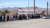 3 Hour Line for Powerball Tickets Forms in CA