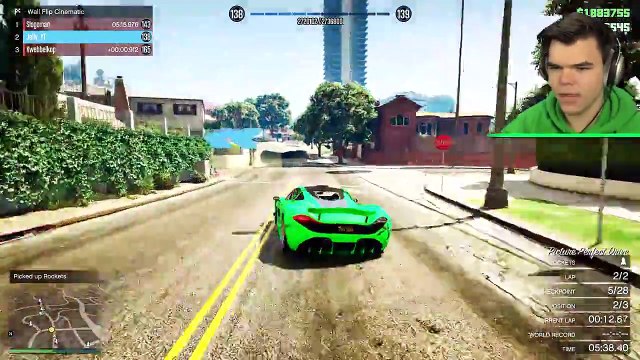 GTA 5 Online Funny Moments - Golf Carts & Car Flying Glitch!