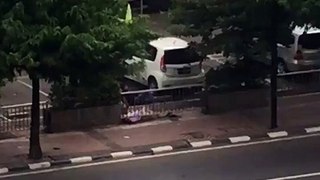 Baku Tembak Polisi di Sarinah Thamrin Jakarta Pusat