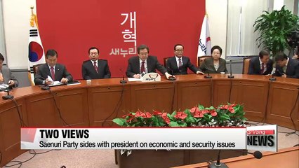 Rival parties split over president's national address