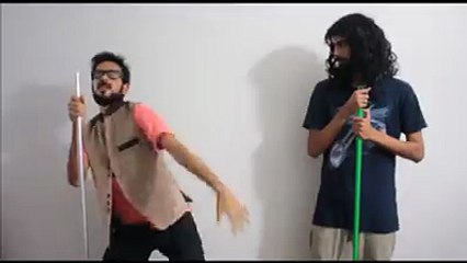 Funny Pakistani Clip When Singing ONe Man Voice And One Woman Voice