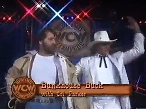 Bunkhouse Buck vs Dustin Rhodes (WCW Spring Stampede '94)