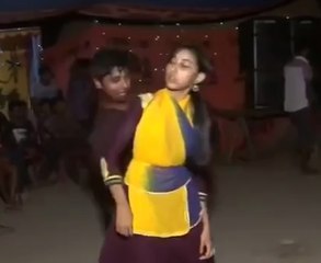 indian girl dancing with her boy friend