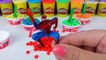Play Doh Dippin Dots Ice Cream Surprise Spiderman Minions Mickey Mouse Max Ariel Dog