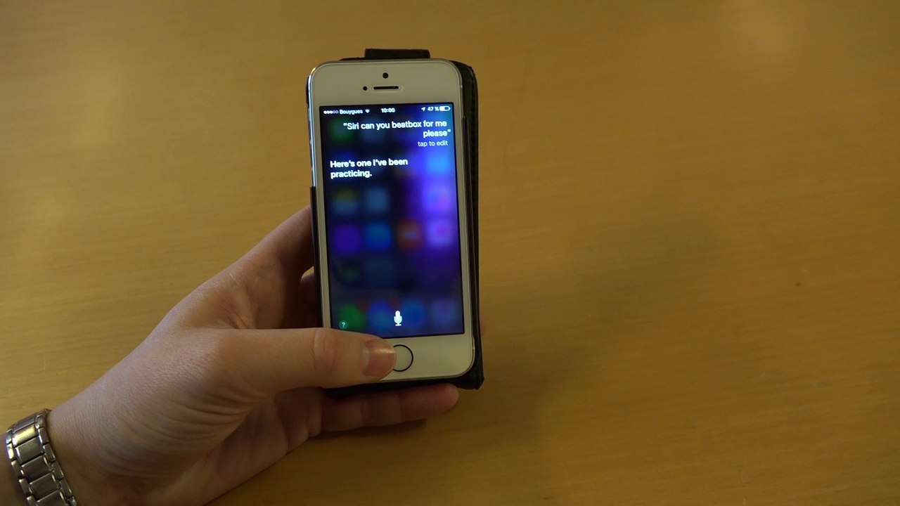 Oui, Siri sait faire du beatbox (mais uniquement en anglais)