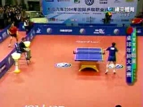 Point exceptionnel au ping pong