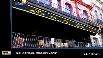 Attentats de Paris : "Didi", un héros oublié du Bataclan témoigne pour la première fois (Vidéo)
