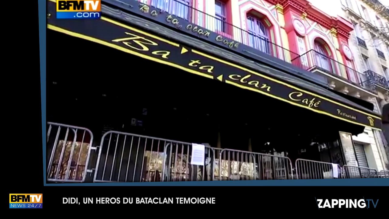 Attentats de Paris : "Didi", un héros oublié du Bataclan témoigne pour la première fois (Vidéo)