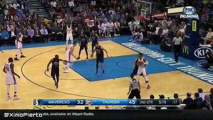 Russell Westbrook & JJ Barea Scuffle fight 14.01.2016 - Mavericks vs Thunder