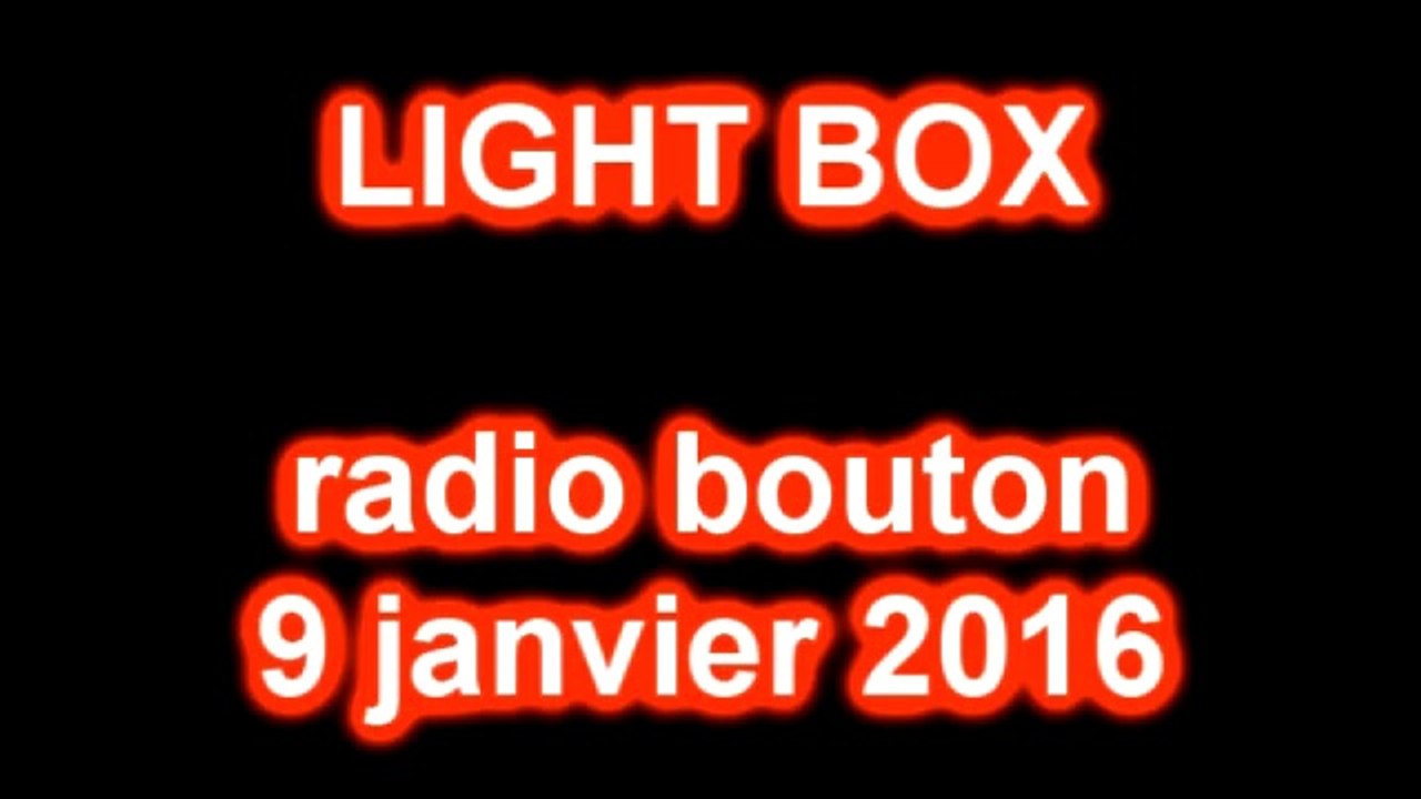 RADIO BOUTON -  light box