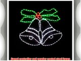 Double Bell Rope Motif Light Christmas Decoration With LED Lights And Multi Function Speed