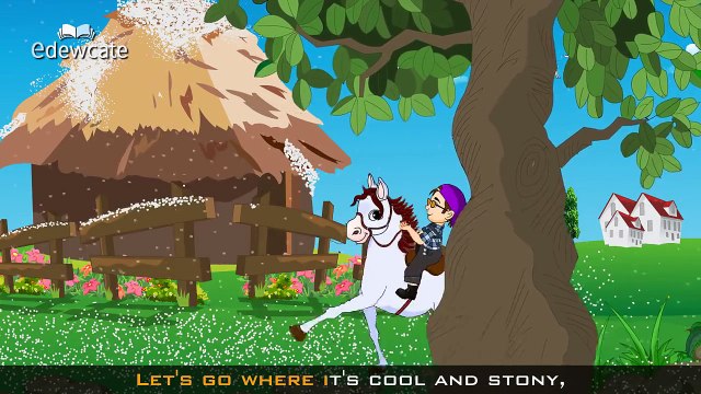 Edewcate english rhymes Trot Trot Trot Horse nursery rhyme