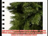 GREEN ARTIFICIAL CHRISTMAS TREE 6FT / 180CM   10 METRE COLOUR CHANGING RGB FAIRY / STRING TWINKLE