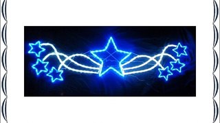 190cm Star Banner Christmas Decoration With Blue
