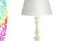 Shabby Chic Chaumont Table Desk Lamp (H12038) - Vintage Style Perfect for All Living Rooms