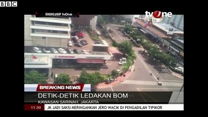 Jakarta attacks_ Bombs and gunfire rock Indonesian capital - BBC News