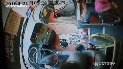 Coach smashes into car that stopped on a motorway