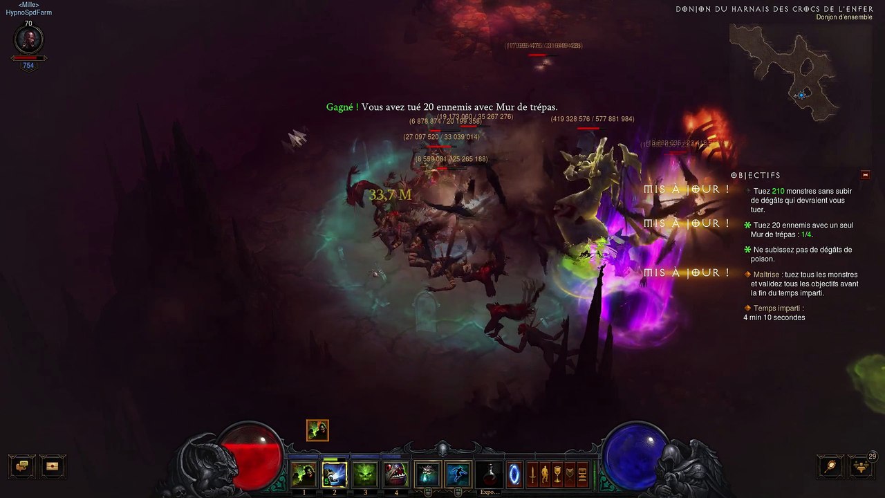 Diablo 3 Donjon d'ensemble Féticheur Crocs de l'enfer Patch 2.4