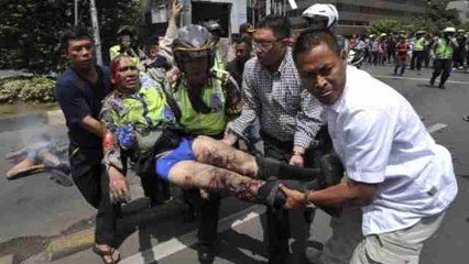 Bombings and shootings kill at least 6 in Jakarta