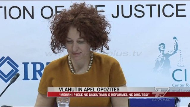 Vlahutin për reformën në drejtësi - News, Lajme - Vizion Plus