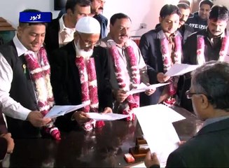 Local representatives take oath in Lahore