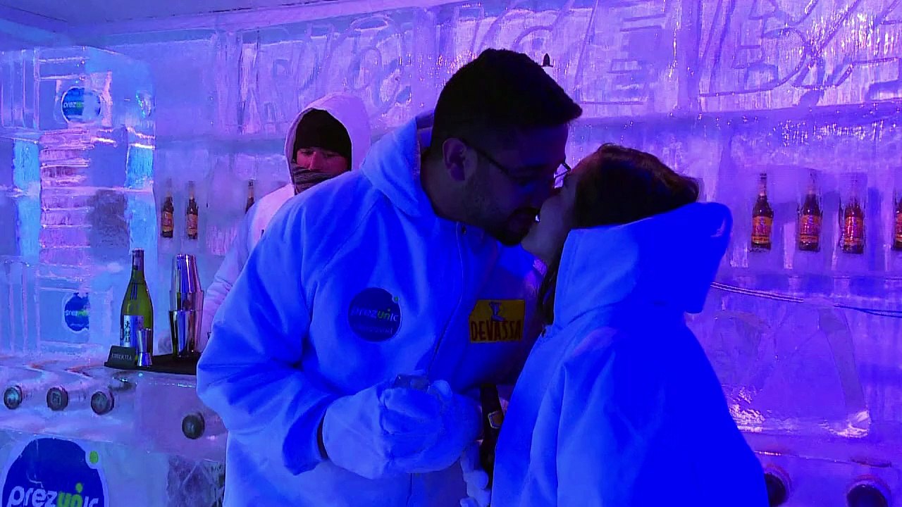 Coole Eisbar im heißen Rio