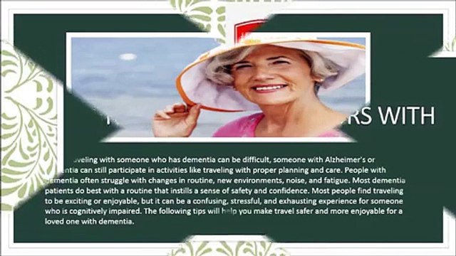 Traveling Tips: Seniors with Dementia