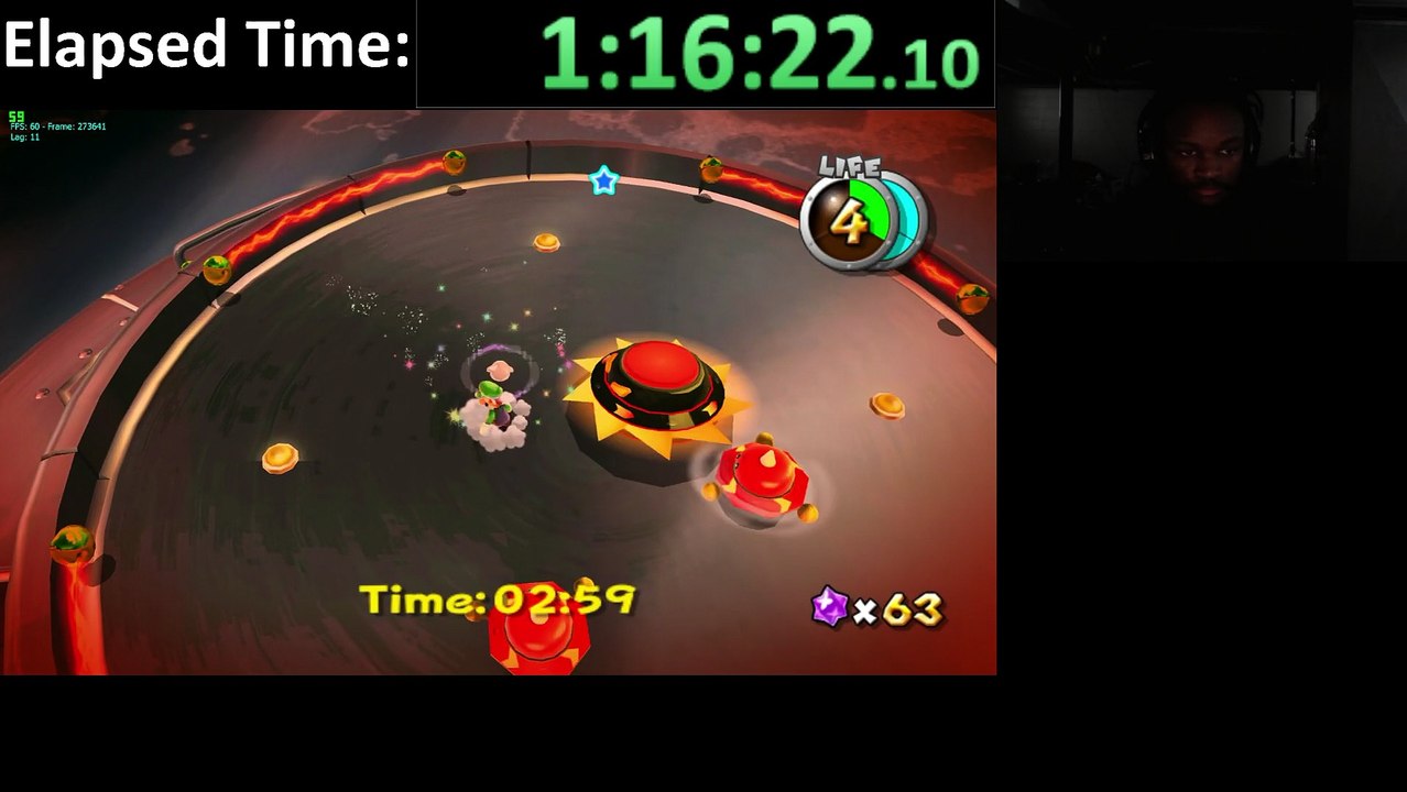 Super Luigi Galaxy (PC) Dolphin Emulator 4.0-5616 Walkthrough #8 - Part 6 with XSplit Broadcaster - 1080p 60 HD