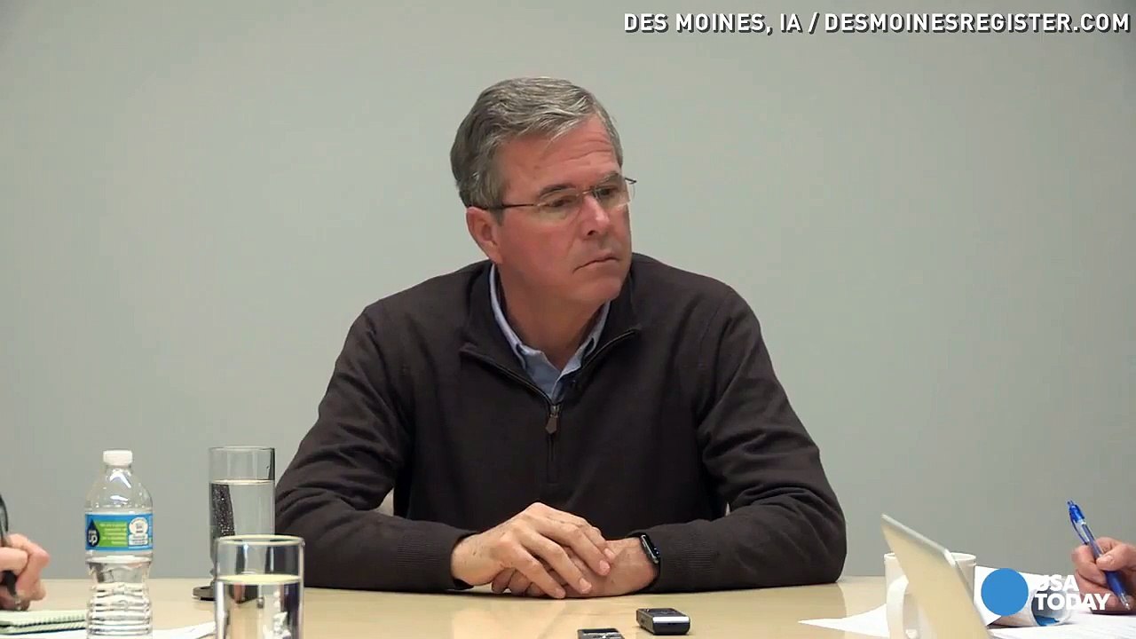 Jeb Bush gets a call on Apple Watch and gets confused . . .