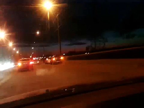 крупная авария на мосту