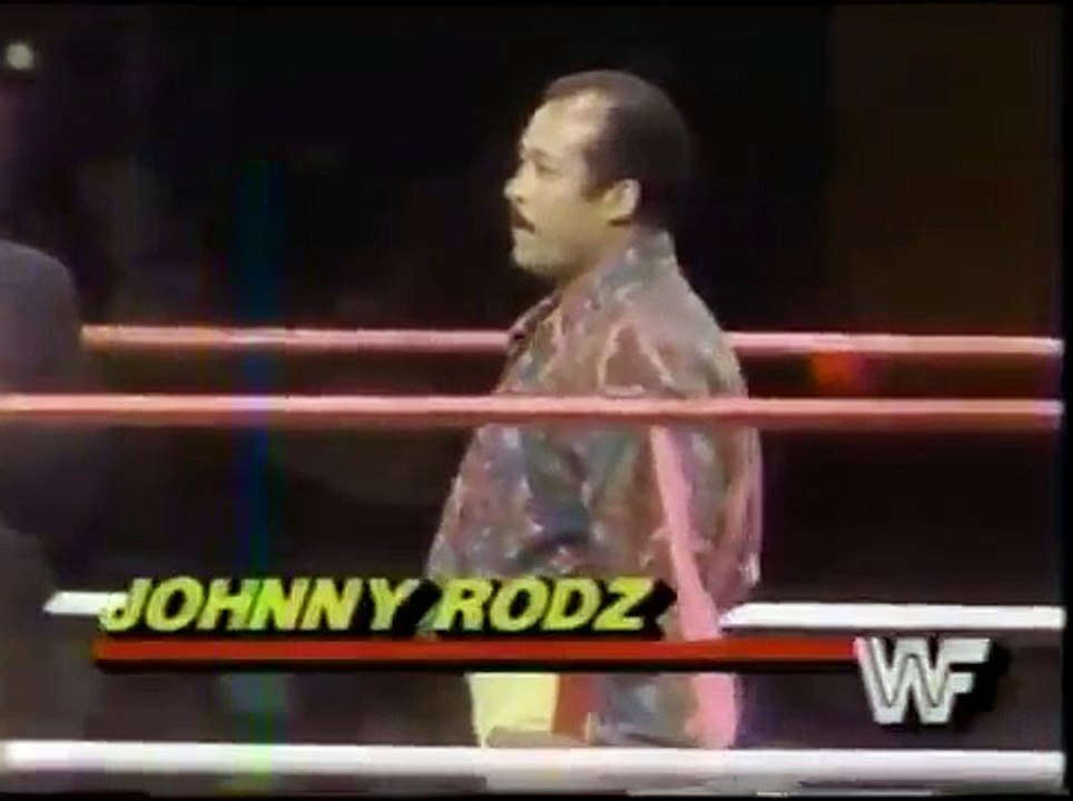 Sgt Slaughter vs Johnny Rodz   Championship Wrestling Nov 3rd, 1984