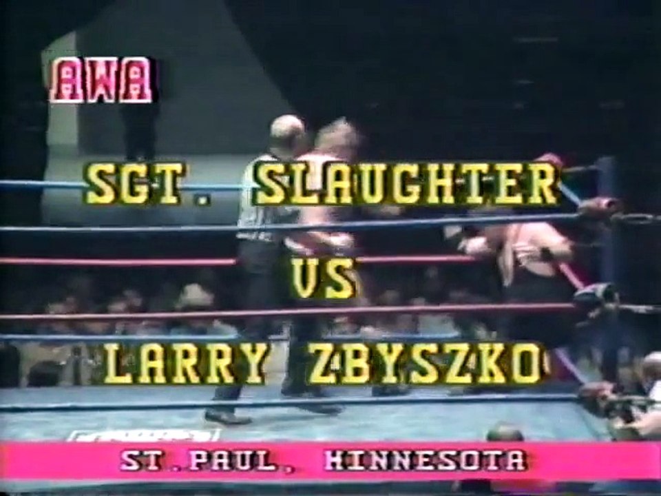 Larry Zbyszko vs Americas Champion Sgt. Slaughter