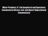 Read Minor Prophets V. 1: An Exegetical and Expository Commentary (Hosea Joel and Amos) (Expositional