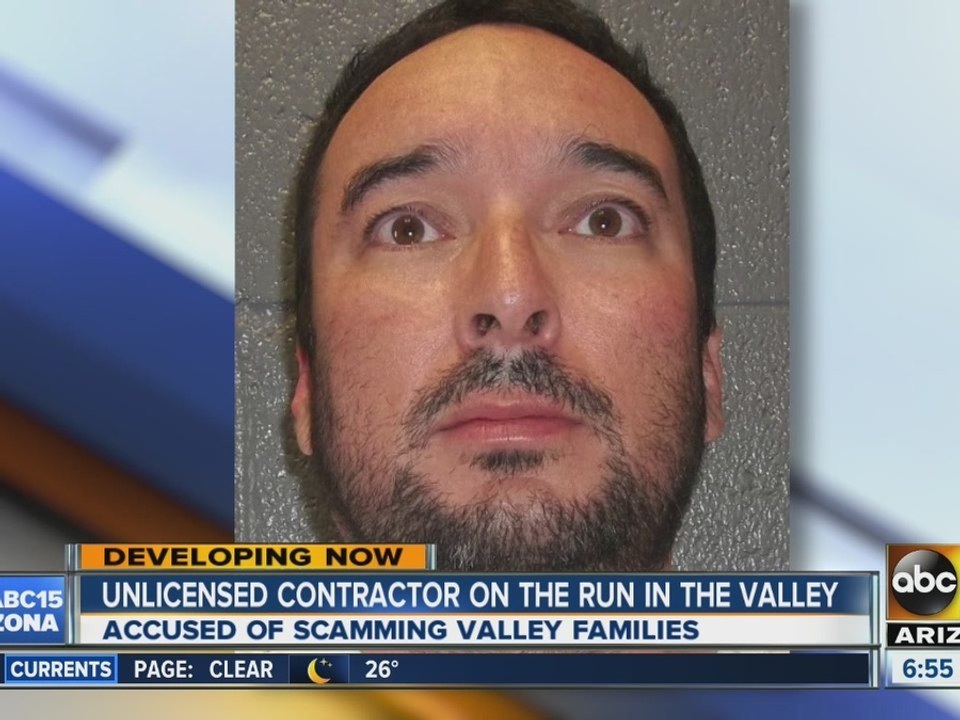 Unlicensed contractor on the run