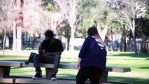 Kissing Prank In The Hood (ALMOST RAPED) - Fat Girl Kissing Black Guys - Kissing Prank Girl Version