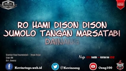 Lirik Lagu Rege Rege - Siantar Rap Foundation - Album Tobanese 2015_ by www.bataktv.com