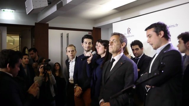 Vœux des jeunes républicains autour de Nicolas Sarkozy - discours de Marine Brenier