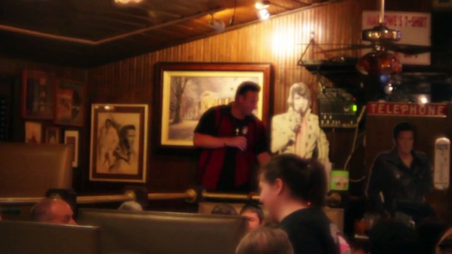 Scott Michael sings 'Return To Sender' Marlowes Elvis Week 2014