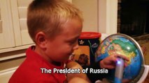 Kid Can't Stop Laughing at Vladimir Putin