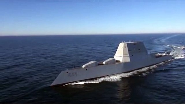 U.S. Navy - Future USS Zumwalt (DDG 1000) Underway