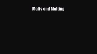 PDF Download Malts and Malting Read Full Ebook