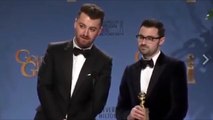 Has SAM SMITH listened to Radiohead's Spectre theme song -#-GoldenGlobes-