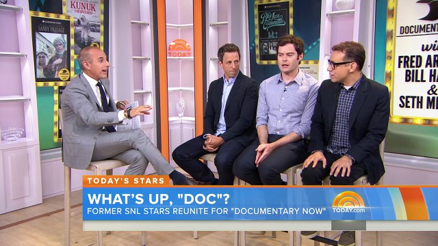 Fred Armisen, Bill Hader, Seth Meyers Talk Mockumentary Series | TODAY