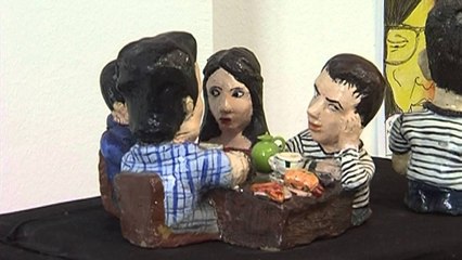 KARIKATURAT QE RREFEJNE SHQIPERINE, HAPET EKSPOZITA E ARTISTIT ENDRI BEQO LAJM mpg